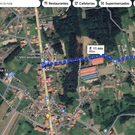 Moderno En Valga Ideal Peregrinos Y Familias, Junto Al Camino De Santiago *