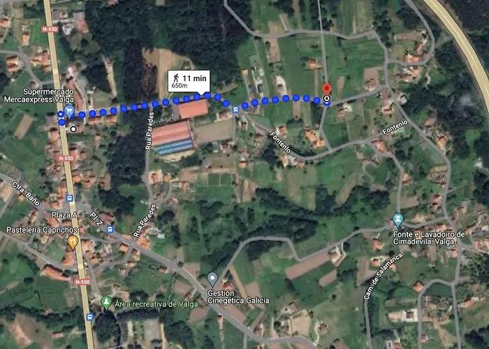 Moderno En Valga Ideal Peregrinos Y Familias, Junto Al Camino De Santiago Apartment *