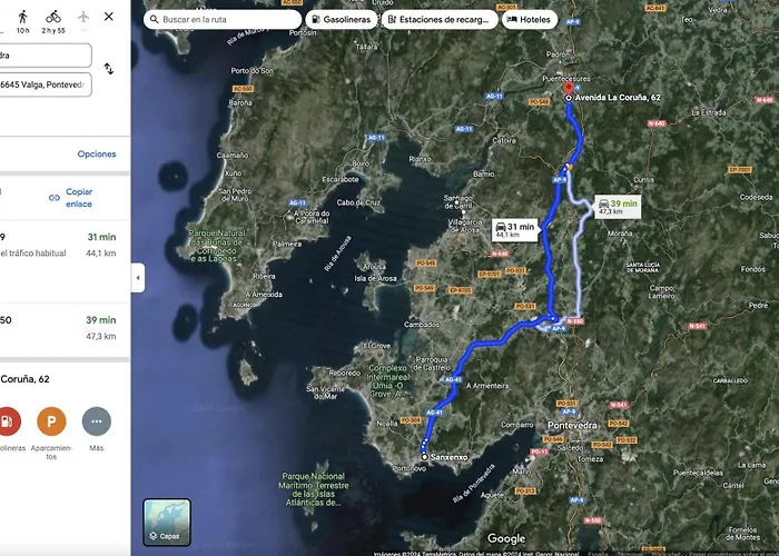 Moderno En Valga Ideal Peregrinos Y Familias, Junto Al Camino De Santiago * Ποντεβέντρα